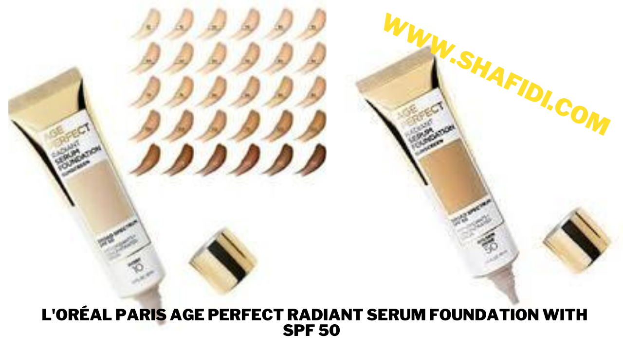 I)  L'ORÉAL PARIS AGE PERFECT RADIANT SERUM FOUNDATION WITH SPF 50